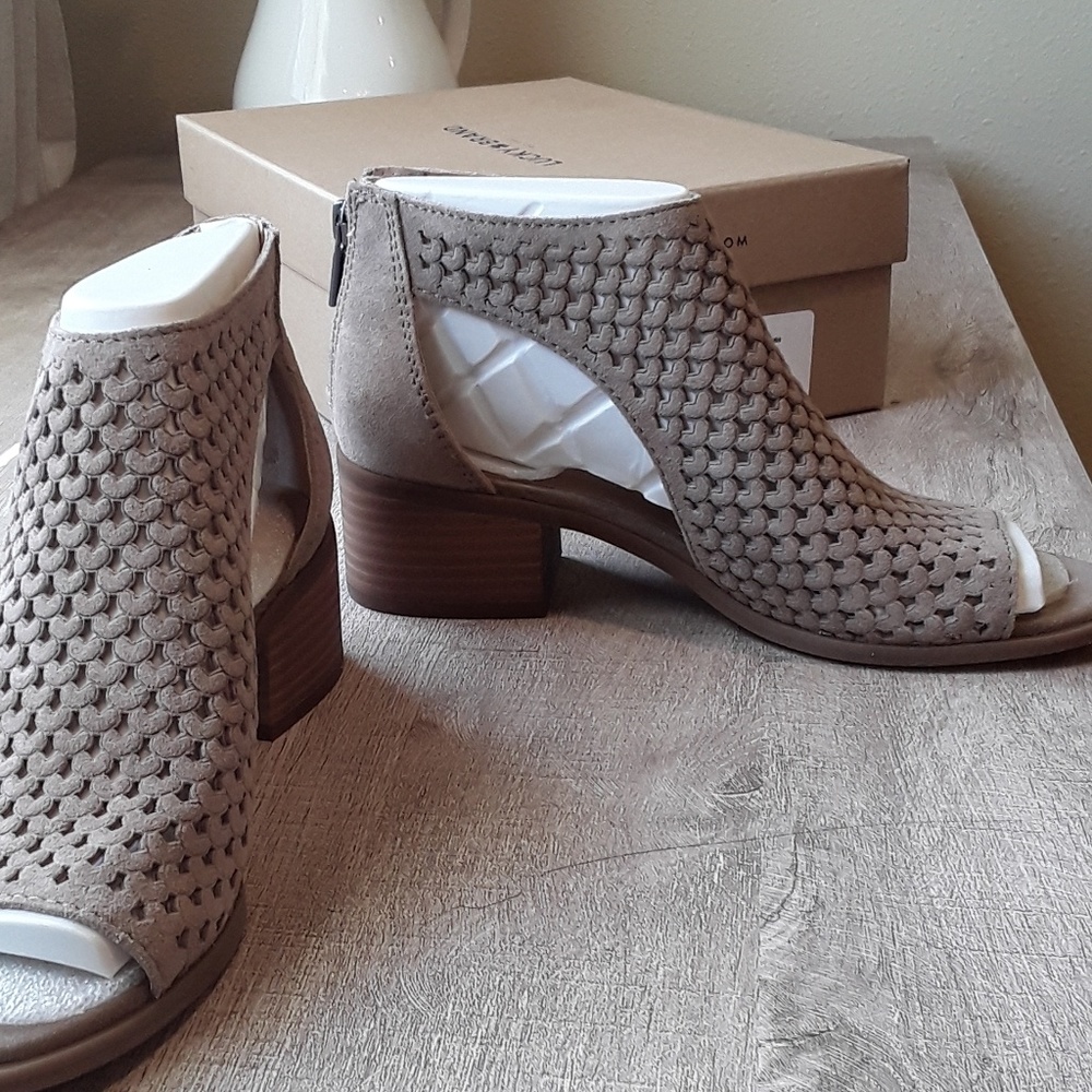 Lucky Brand Peep Toe Bootie